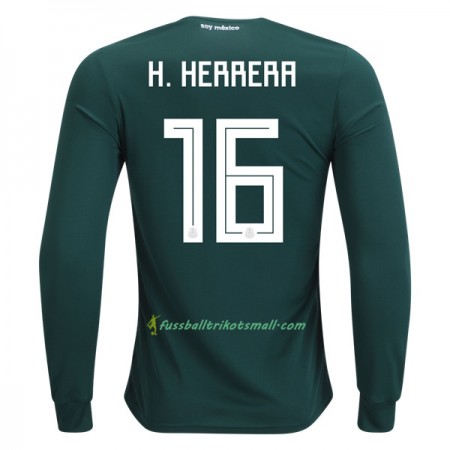 Fußballtrikots Mexiko H.Herrera 16 WM 2018 Langarm Heimtrikotsatz kaufen